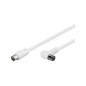 Microconnect COAX015WA câble coaxial 1,5 m Blanc