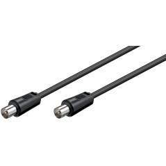 Microconnect COAX025MMB câble coaxial 2,5 m Noir