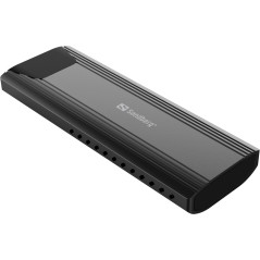 Sandberg USB 3.2 Case for M.2+NVMe SSD Enceinte ssd Noir
