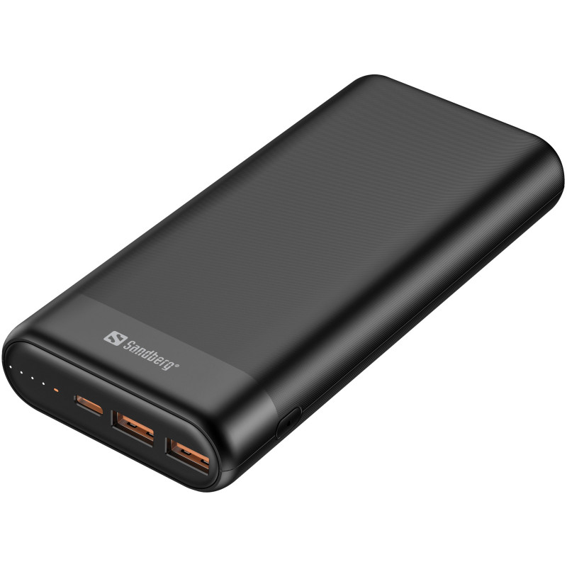 Sandberg 420-62 banque d'alimentation électrique Lithium-Ion (Li-Ion) 20000 mAh Noir Sandberg 420-62 banque d'alimentation électrique Lithium-Ion (Li-Ion) 20000 mAh Noir