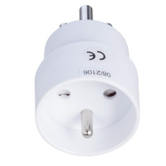 Microconnect GRUPADK adaptateur prise d'alimentation Type K (DK) Type E (FR) Blanc