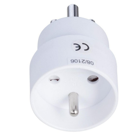 Microconnect GRUPADK adaptateur prise d'alimentation Type K (DK) Type E (FR) Blanc