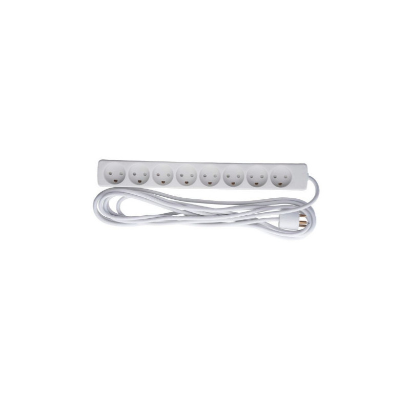 Microconnect GRU00850WDK multiprise 5 m 8 sortie(s) CA Intérieure Blanc Microconnect GRU00850WDK multiprise 5 m 8 sortie(s) CA Intérieure Blanc