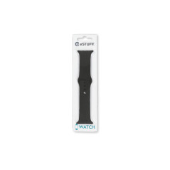 eSTUFF Apple Silicone Watch Band Bande Noir