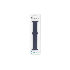 eSTUFF Apple Silicone Watch Band Bande Bleu