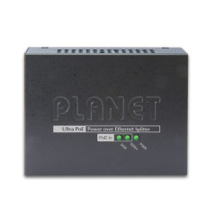 PLANET POE-172S séparateur voix-données Noir Connexion Ethernet, supportant l'alimentation via ce port (PoE)