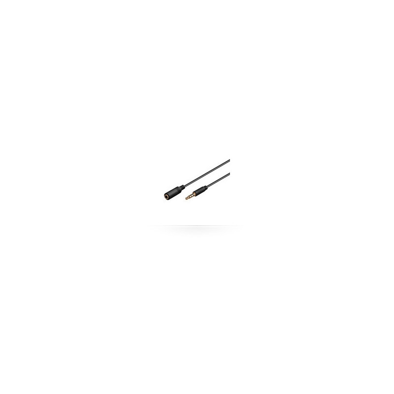 Microconnect 3.5mm - 3.5mm, 2.0m câble audio 2 m 3,5mm Noir Microconnect 3.5mm - 3.5mm, 2.0m câble audio 2 m 3,5mm Noir
