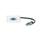 Vivolink WI221278 prise de courant VGA Blanc