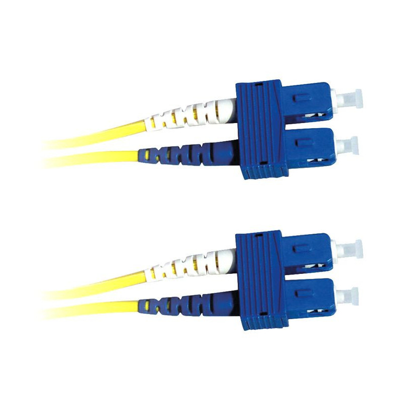 Lanview LVO231378 câble de fibre optique 3 m 2x SC OS2 Jaune