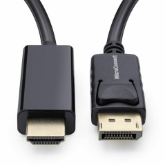 Microconnect MC-DP-HDMI-200 câble vidéo et adaptateur 2 m DisplayPort Noir