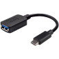 Microconnect USB3.1CAF02BH câble USB USB 3.2 Gen 1 (3.1 Gen 1) USB C USB A Noir, Bleu, Argent