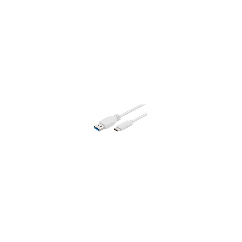 Microconnect USB3.1CA02W câble USB 0,2 m USB 3.2 Gen 1 (3.1 Gen 1) USB A Blanc