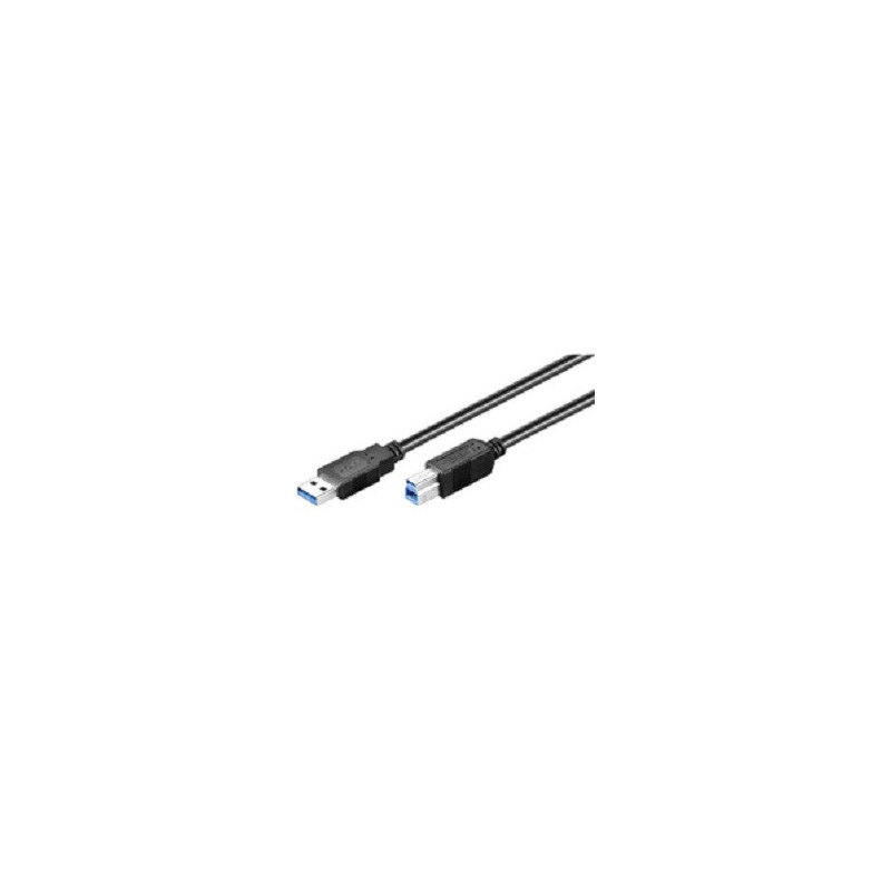 Microconnect USB A/USB B, 5 m câble USB USB 3.2 Gen 1 (3.1 Gen 1) Noir Microconnect USB A/USB B, 5 m câble USB USB 3.2 Gen 1 (3.1 Gen 1) Noir