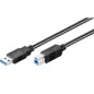 Microconnect USB A/USB B, 5 m câble USB USB 3.2 Gen 1 (3.1 Gen 1) Noir Microconnect USB A/USB B, 5 m câble USB USB 3.2 Gen 1 (3.1 Gen 1) Noir