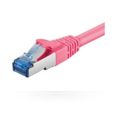 Microconnect 1m Cat6a S/FTP câble de réseau Rose S/FTP (S-STP)