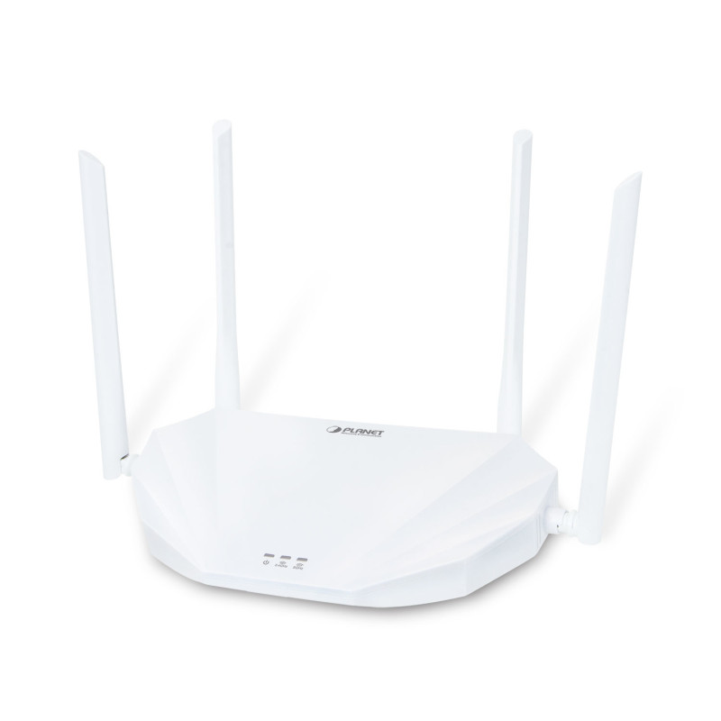 PLANET Wi-Fi 6 11AX 1800Mbps routeur sans fil Gigabit Ethernet Blanc PLANET Wi-Fi 6 11AX 1800Mbps routeur sans fil Gigabit Ethernet Blanc