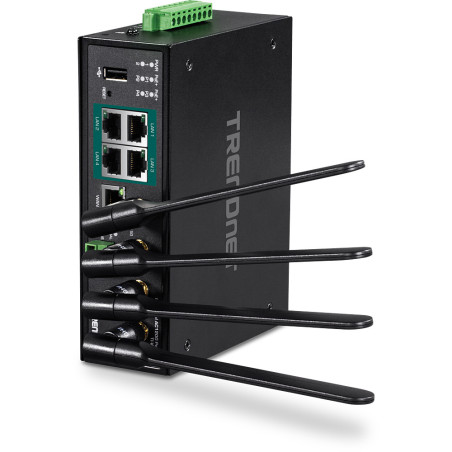 Trendnet TI-WP100 routeur sans fil Gigabit Ethernet Bi-bande (2,4 GHz / 5 GHz) 5G Noir
