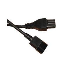 Microconnect PE011400 câble électrique Noir 2,5 m Coupleur C14 Coupleur C15