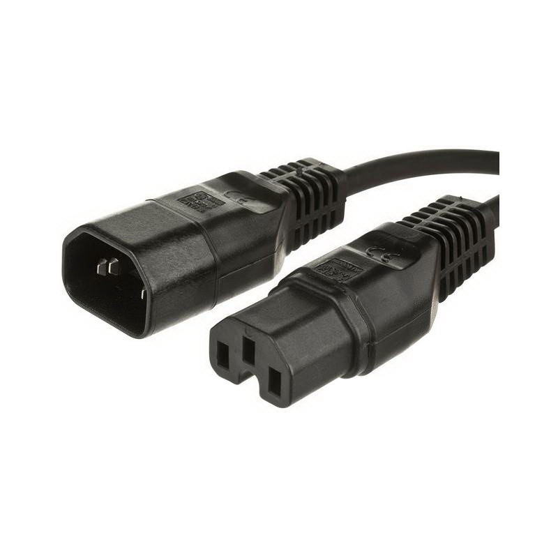 Microconnect PE011405 câble électrique Noir 0,5 m Coupleur C14 Coupleur C15 Microconnect PE011405 câble électrique Noir 0,5 m Coupleur C14 Coupleur C15