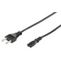 Microconnect PE030710 câble électrique Noir 1 m Prise d'alimentation type C Coupleur C7 Microconnect PE030710 câble électrique Noir 1 m Prise d'alimentation type C Coupleur C7