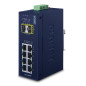 PLANET IGS-1020TF commutateur réseau Non-géré Gigabit Ethernet (10/100/1000) Bleu