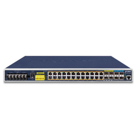 PLANET IGS-6325-24P4X commutateur réseau Géré L3 Gigabit Ethernet (10/100/1000) Connexion Ethernet, supportant l'alimentation