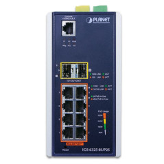 PLANET IGS-6325-8UP2S commutateur réseau Géré L3 Gigabit Ethernet (10/100/1000) Connexion Ethernet, supportant l'alimentation