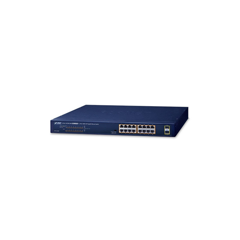 PLANET GSW-1820HP commutateur réseau Non-géré Gigabit Ethernet (10/100/1000) Connexion Ethernet, supportant l'alimentation via PLANET GSW-1820HP commutateur réseau Non-géré Gigabit Ethernet (10/100/1000) Connexion Ethernet, supportant l'alimentation via