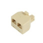 Microconnect RJ11/2xRJ11 M/F séparateur voix-données Beige