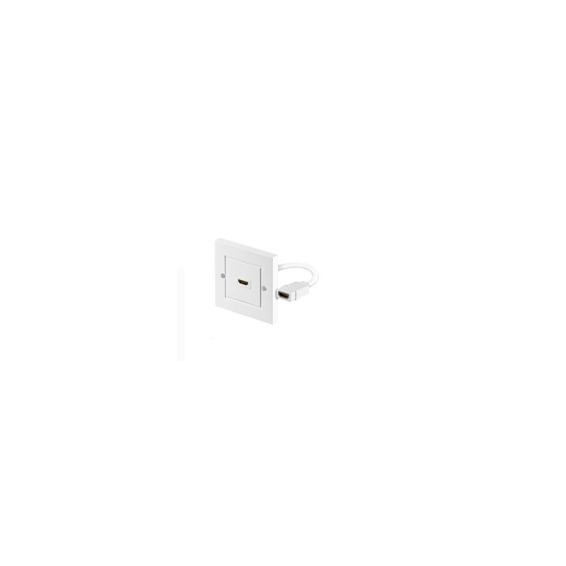 Microconnect HDMWALL1 prise de courant HDMI Blanc Microconnect HDMWALL1 prise de courant HDMI Blanc