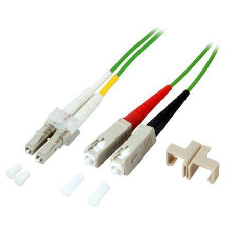 Microconnect FIB561015 câble de fibre optique 15 m LC/UPC SC/UPC OM5 Vert