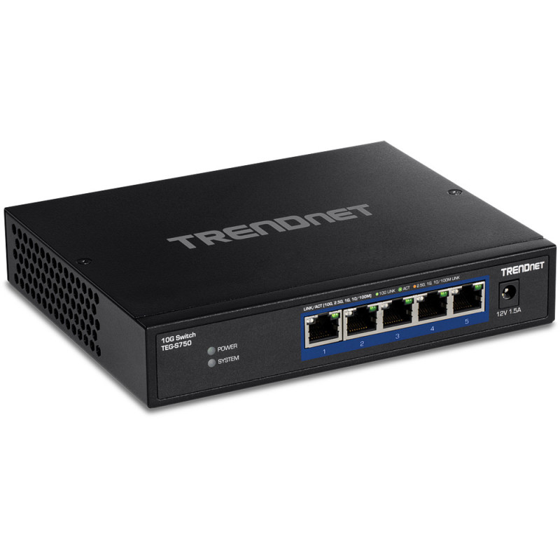 Trendnet TEG-S750 commutateur réseau 10G Ethernet (100/1000/10000) Noir Trendnet TEG-S750 commutateur réseau 10G Ethernet (100/1000/10000) Noir