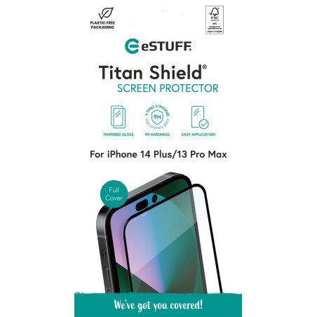 eSTUFF ES501371 écran et protection arrière de téléphones portables Protection d'écran transparent Apple 1 pièce(s)