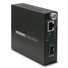 PLANET GST-805A convertisseur de support réseau 2000 Mbit/s Noir