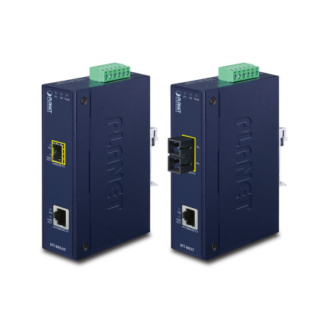PLANET IFT-805AT convertisseur de support réseau 200 Mbit/s Bleu