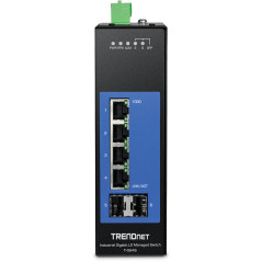 Trendnet TI-G642i Géré L2 Gigabit Ethernet (10/100/1000) Noir