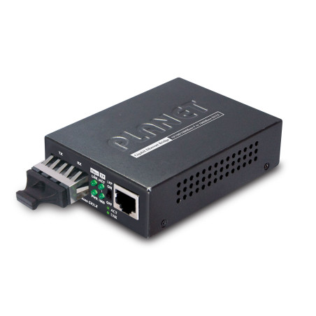 PLANET GT-802 convertisseur de support réseau 1000 Mbit/s 850 nm Noir