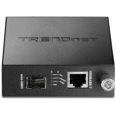 Trendnet TFC-1000MGA convertisseur de support réseau Interne 1000 Mbit/s Multimode Noir, Argent