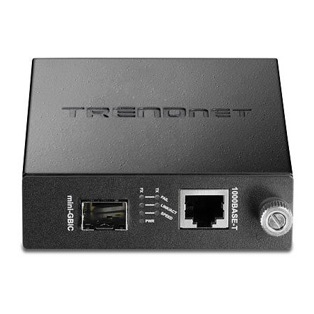 Trendnet TFC-1000MGA convertisseur de support réseau Interne 1000 Mbit/s Multimode Noir, Argent