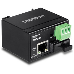 Trendnet TI-F10SC convertisseur de support réseau 200 Mbit/s 1310 nm Multimode Noir