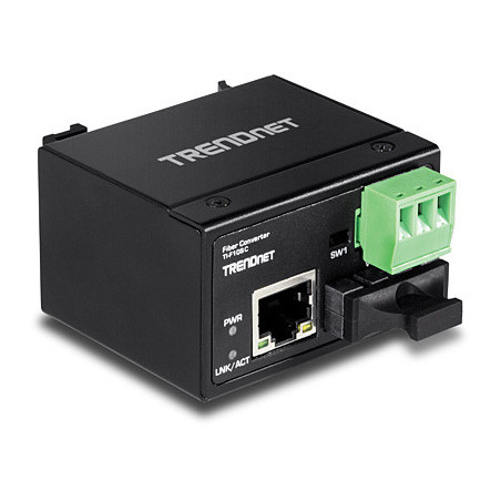 Trendnet TI-F10SC convertisseur de support réseau 200 Mbit/s 1310 nm Multimode Noir