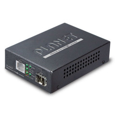 PLANET VC-231GF convertisseur de support réseau 1000 Mbit/s Noir