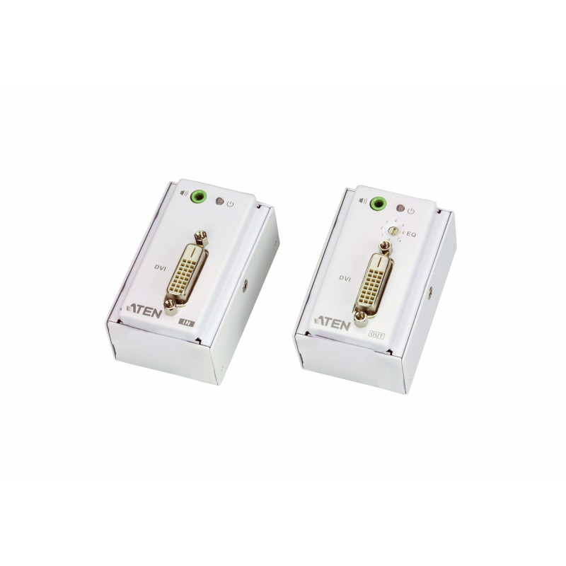 ATEN Système d'extension Cat 5 DVI/audio avec plaque murale MK (1920 x 1200 @ 40 m) ATEN Système d'extension Cat 5 DVI/audio avec plaque murale MK (1920 x 1200 @ 40 m)