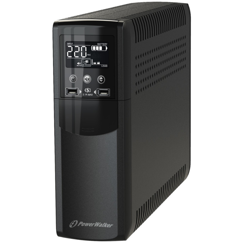 PowerWalker VI 1200 CSW IEC Interactivité de ligne 1,2 kVA 720 W 8 sortie(s) CA PowerWalker VI 1200 CSW IEC Interactivité de ligne 1,2 kVA 720 W 8 sortie(s) CA