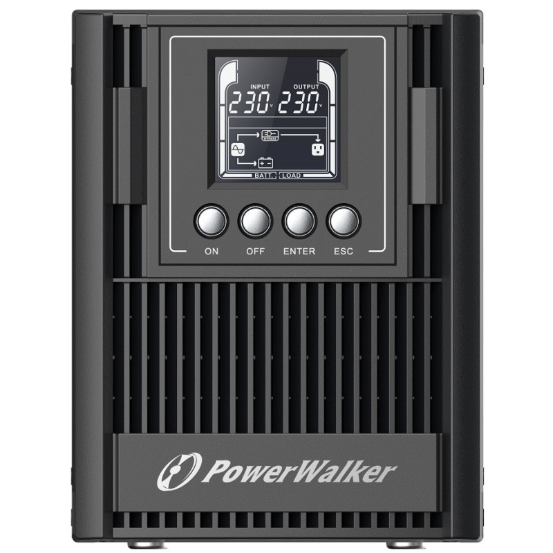 PowerWalker VFI 1000 AT FR Double-conversion (en ligne) 1 kVA 900 W 3 sortie(s) CA PowerWalker VFI 1000 AT FR Double-conversion (en ligne) 1 kVA 900 W 3 sortie(s) CA