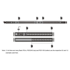 ATEN PDU de base 0U avec protection contre les surtensions