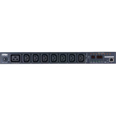 ATEN PE6208G-ATA-G unité de distribution d'énergie 8 sortie(s) CA 1U Noir