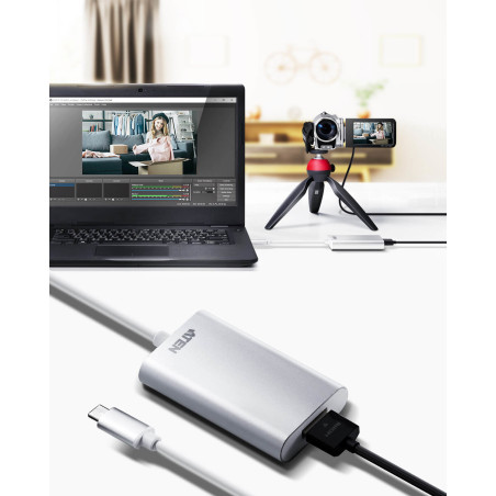 ATEN CAMLIVE™ (Capture vidéo HDMI vers USB-C UVC)