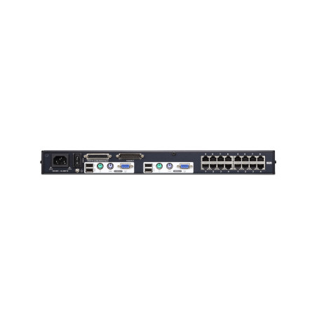 ATEN Commutateur KVM (DisplayPort, HDMI, DVI, VGA) multi-interface Cat 5 à 16 ports et 2 consoles