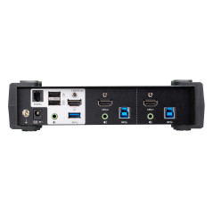 ATEN Commutateur KVMP™ HDMI 4K 2 ports USB 3.0 avec mode de mélangeur audio